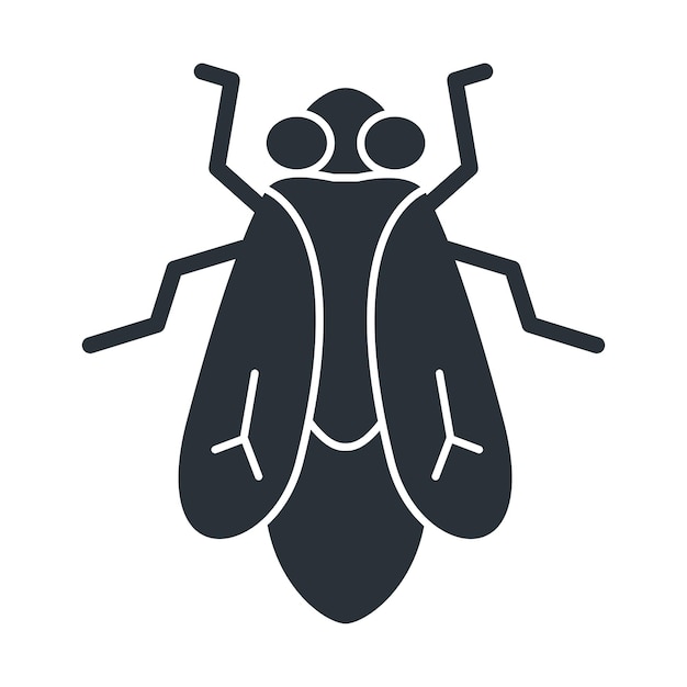 Insect icon vector on trendy style for design and print