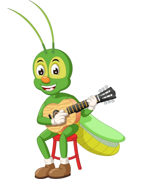 insect play guitar