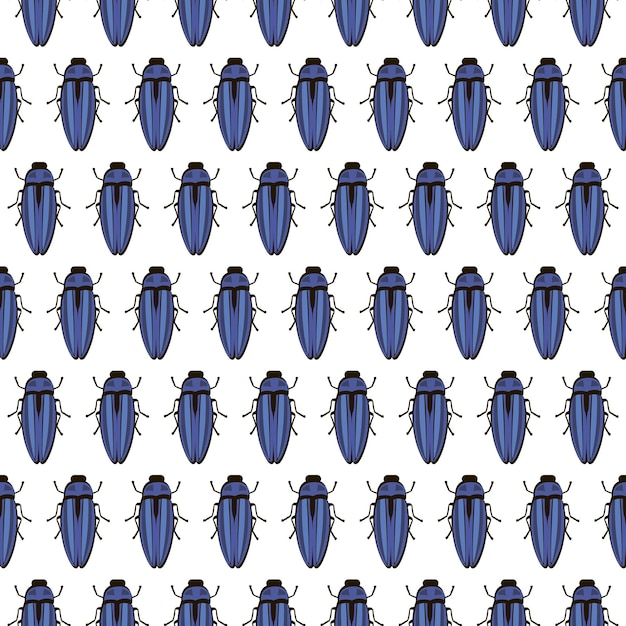 Insect seamless pattern