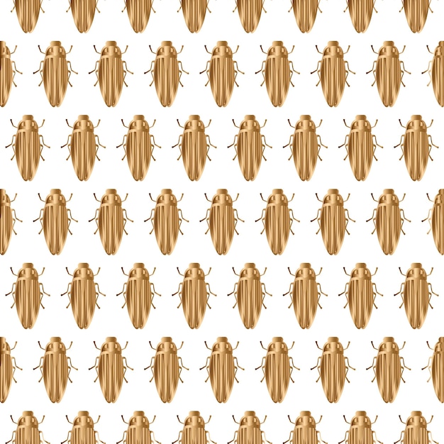 Insect seamless pattern