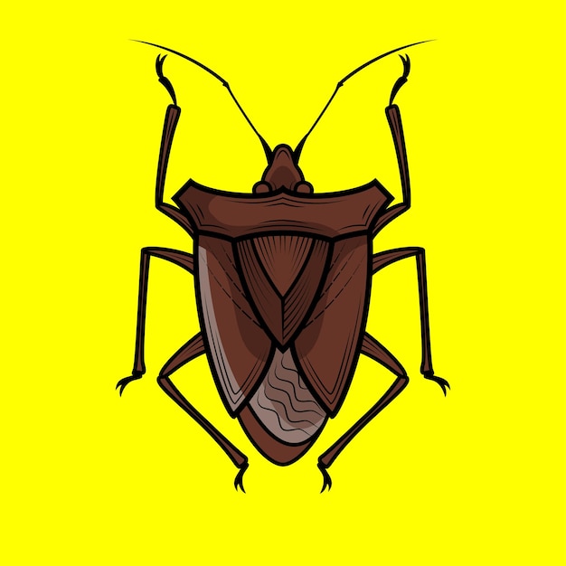 insect vector in flat design style