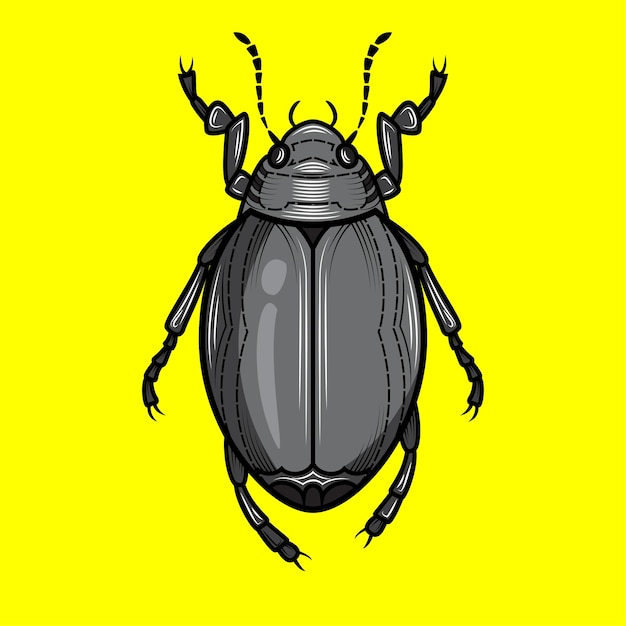 insectenvector in platte ontwerpstijl