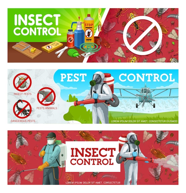 Vector insects pest control aerial insecticide service