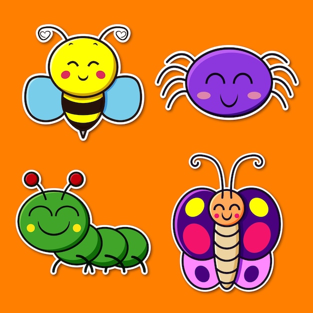 Insects stickers