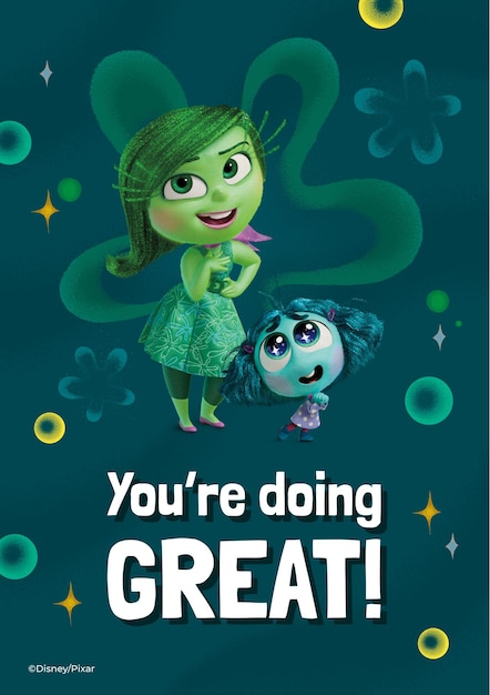 Inside Out 2 Encouragement Card