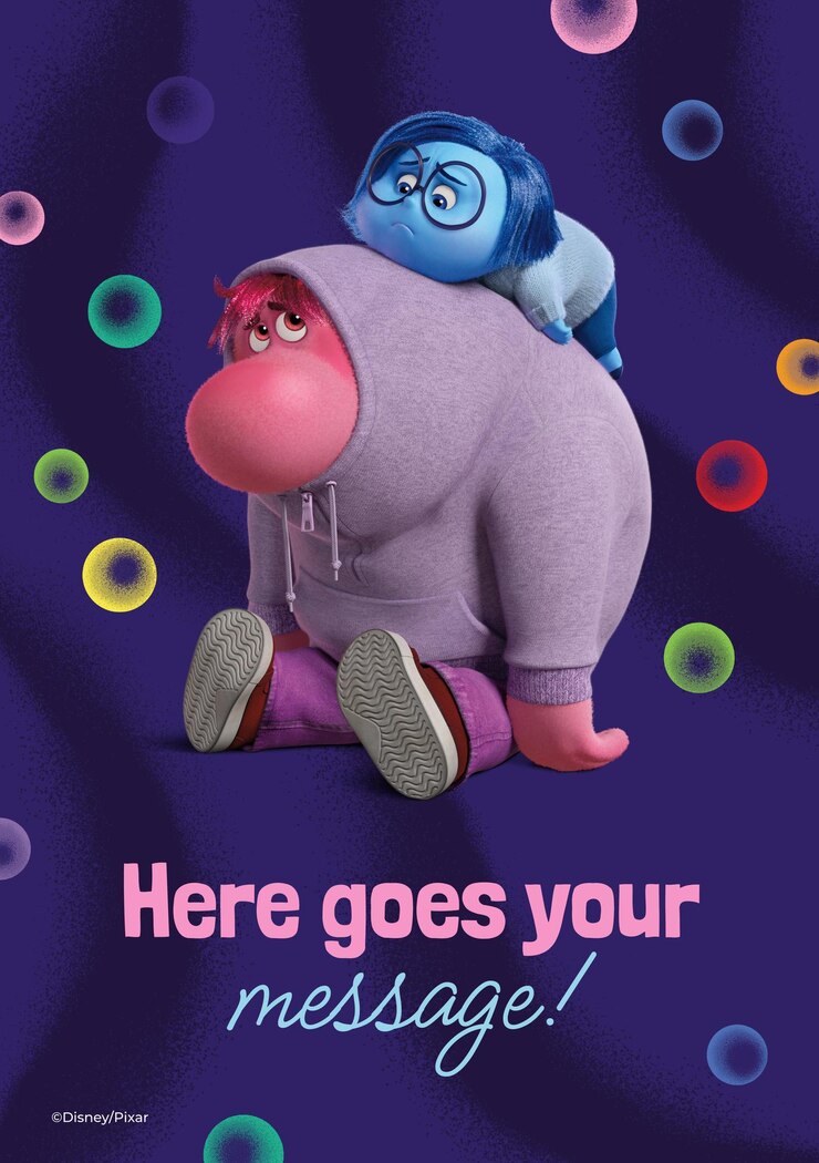 Vector inside out 2 invitation