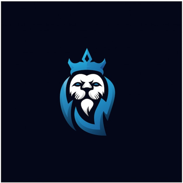 Vector inspiratie voor lion-logo