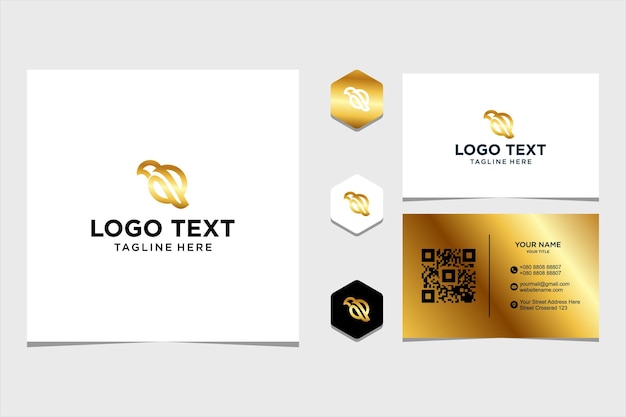 Inspiratie voor logo-ontwerp voor premium vector voor bedrijf en visitekaartje Premium Vector