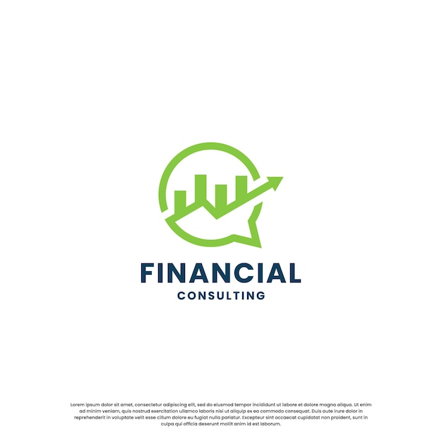 Inspiratie voor modern financieel advies logo-ontwerp