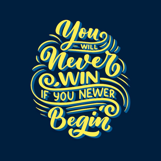 Inspirational quote. hand drawn vintage illustration with lettering and decoration elements.