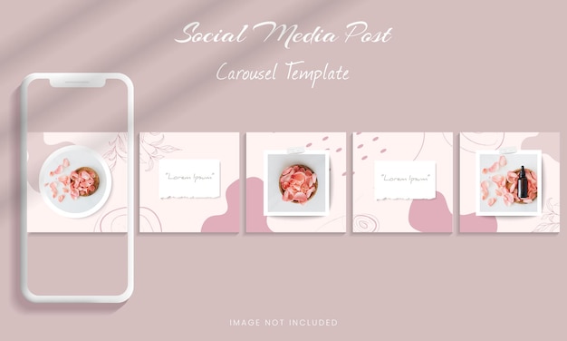 Instagram Carousel Feed Post template