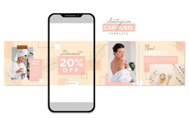 Instagram carousel templates