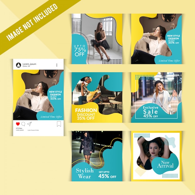 Instagram fashion story template