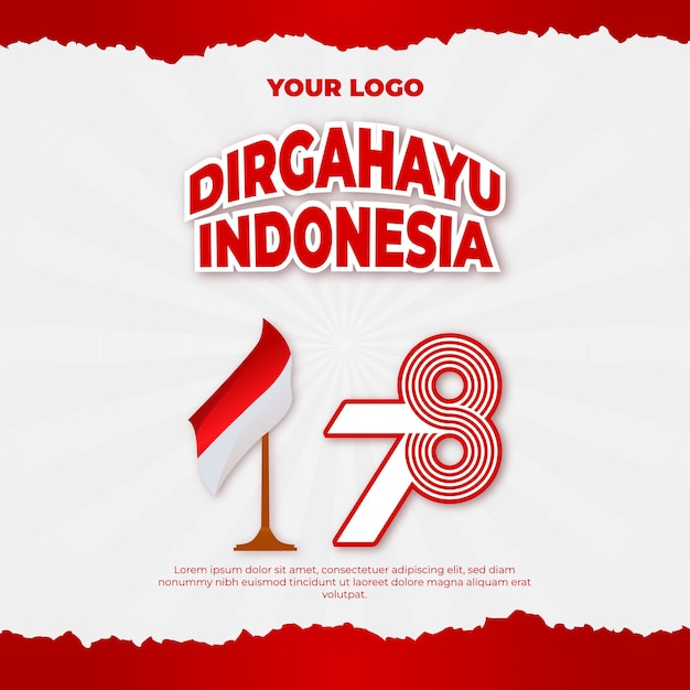 Instagram Feed Dirgahayu Indonesia 78th