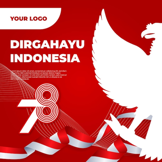 Instagram feed Dirgahayu Indonesië 78e