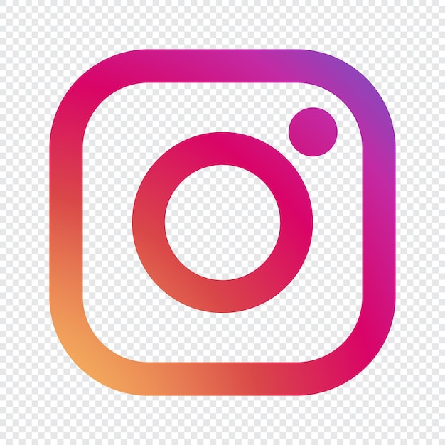 Instagram icon illustration Instagram app logo Social media icon