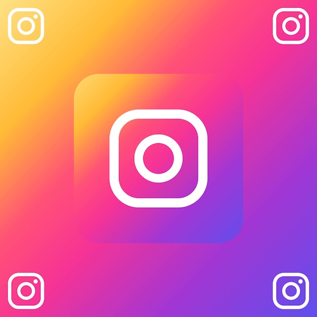 ベクトル instagramのロゴアイコン