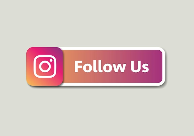 Vector instagram logo instagram icon follow us speech bubble message bubbles social media design concept