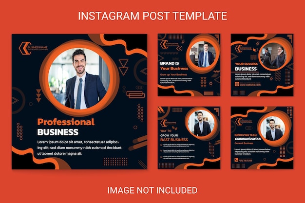 Instagram post for corporate business template