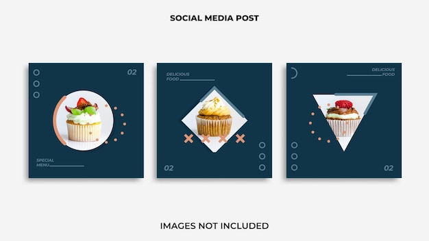 Instagram post design food