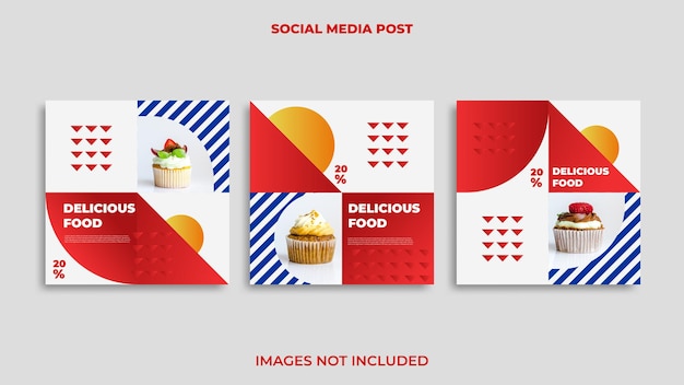 Instagram post design food