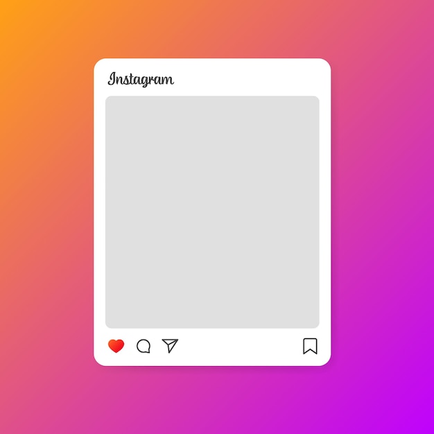 Instagram post layout Sociale media Instagram blanco post mockup Editorial Instagram post met zoals Social media design Vector illustratie