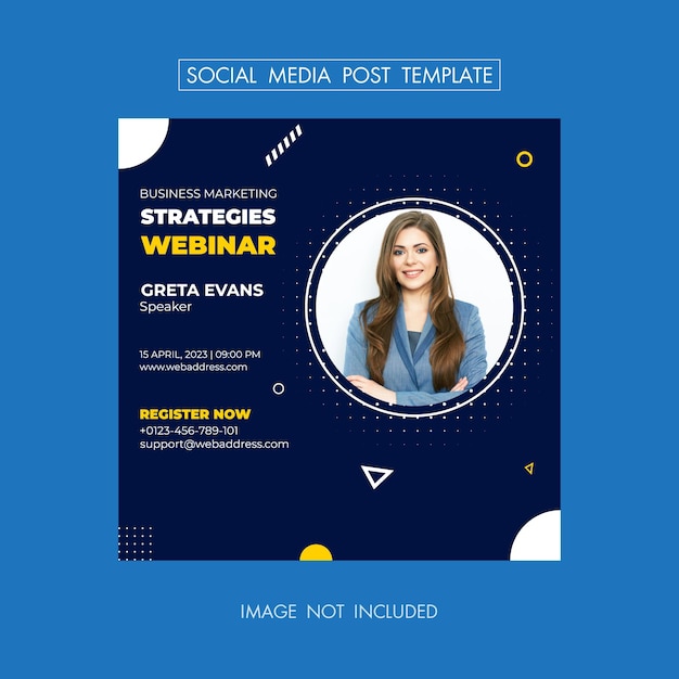 Instagram Post on Online Webinar