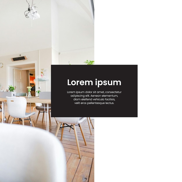 Instagram post or social media banner template