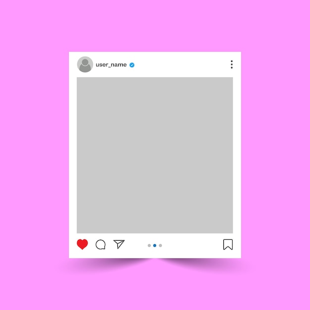 インスタグラム・ポスト・テンプレート・モックアップ