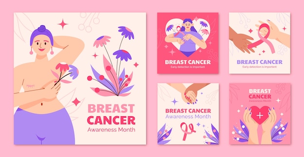 乳がん啓発月間のInstagram投稿コレクション