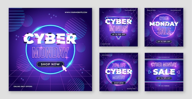 ベクトル サイバーマンデーセールのinstagram投稿コレクション