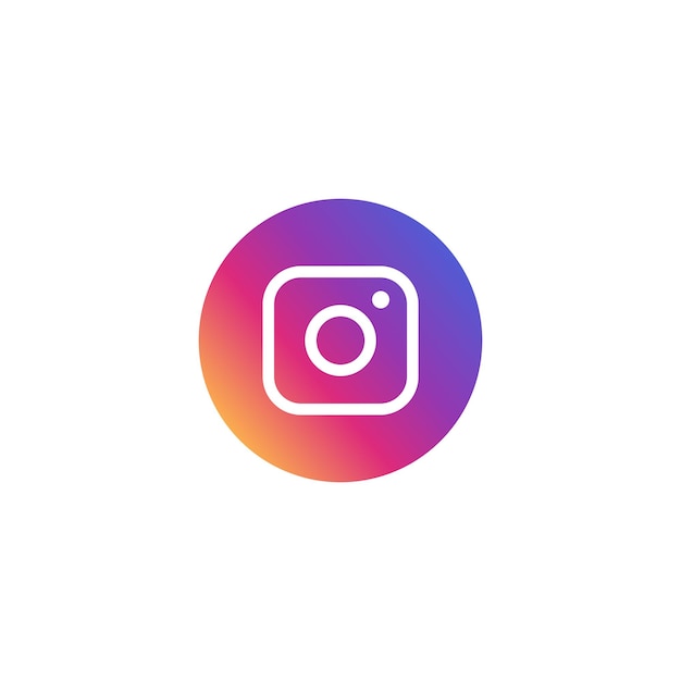 Vector instagram social media logo symbol