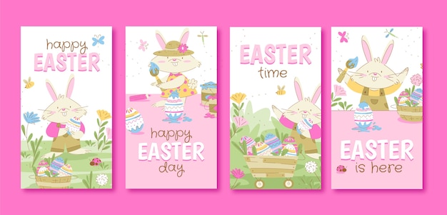 Instagram stories collection for easter celebration