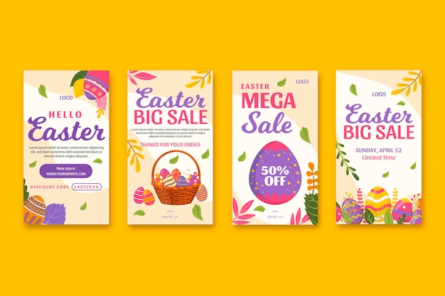 Instagram stories collection for easter sale