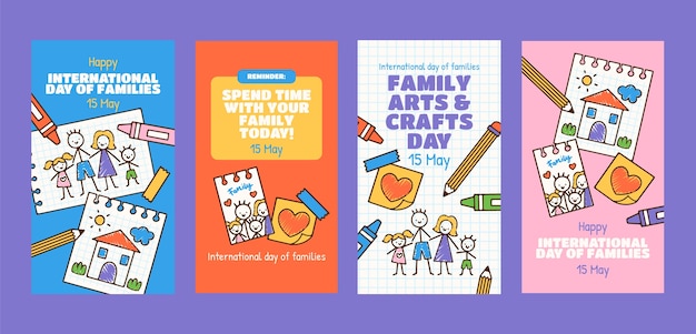 instagram stories collection for international day of families