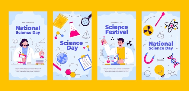 科学と研究のための Instagram ストーリー コレクション