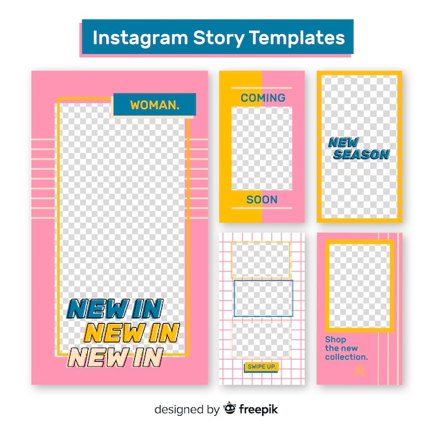 Instagram stories template