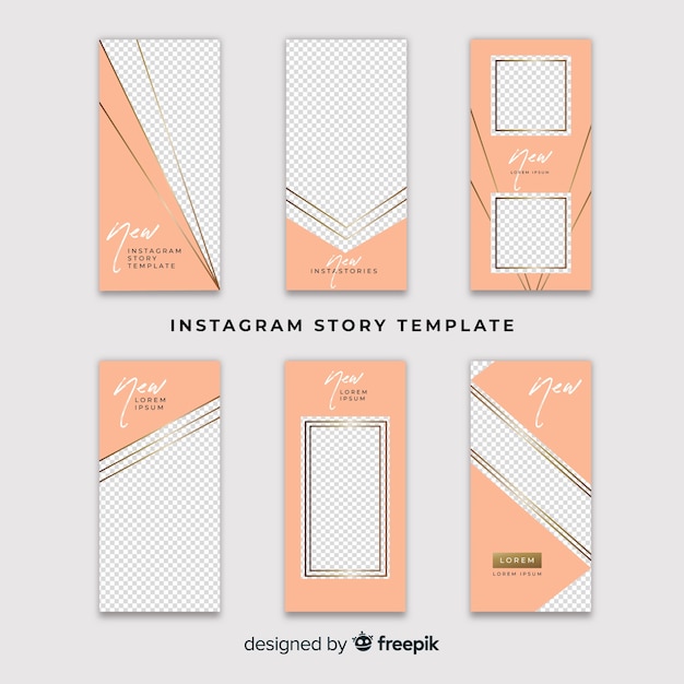 Instagram stories template