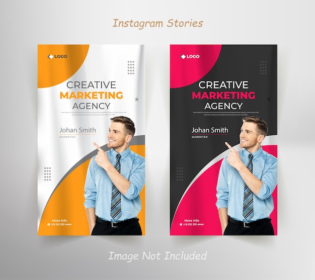 Instagram verhaal verhalen banner ontwerpsjablonen zakelijke Instagram verhalen sjabloon banner