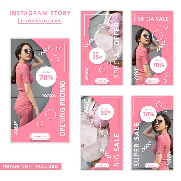 Instagram verhaalsjabloon collectie