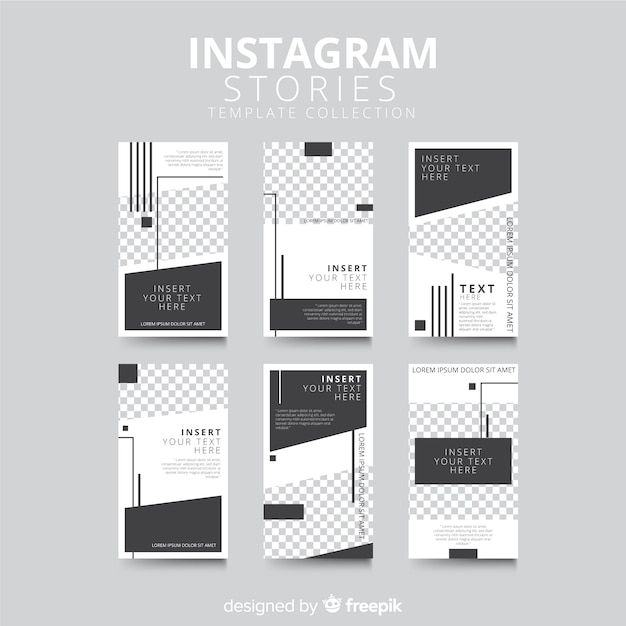 Instagram verhalen sjabloon