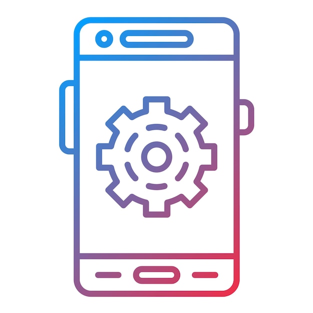 Instellingen icoon vector afbeelding Kan worden gebruikt voor Mobile App Development