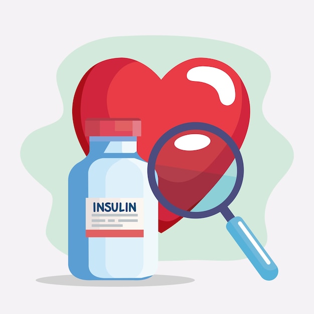 Insulin vial with