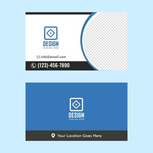 Визитная карточка страхового брокера - Дизайн визитной карточки врача