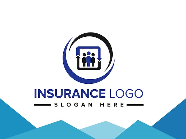 insurance house People protection logo with shield concept