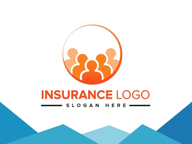 insurance house People protection logo with shield concept