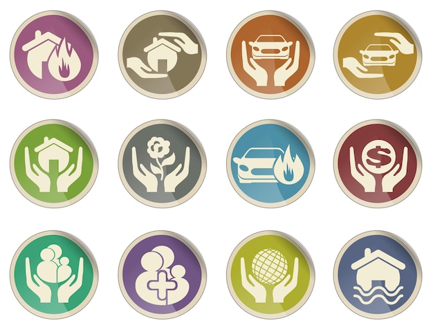 Insurance icons