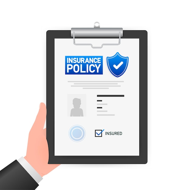 Insurance policy icon. digital background. isometric vector illustration.