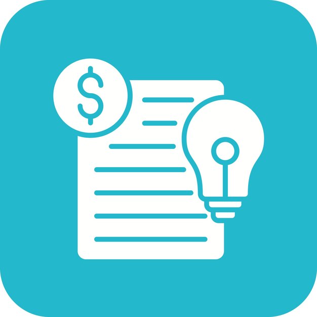 Intangible asset icon vector image can be used for finance