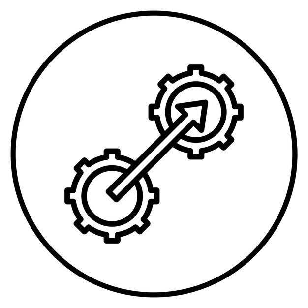 Integration icon vector image Can be used for Data Science